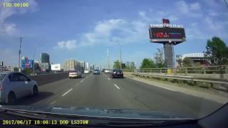 Driving in Toronto: Pearson and Highway 401 to Front Street