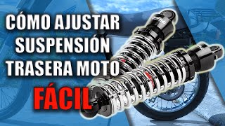 📌Como AJUSTAR AMORTIGUADOR de 🚀moto