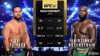 TAI TUIVASA VS JAIRZINHO ROZENSTRUIK FULL FIGHT UFC 305