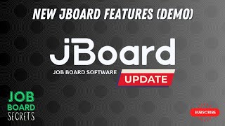 New features from JBoard job board software