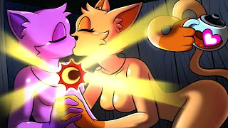 Catnap and Catfeine's Lovely Kiss : Necklaces Combined | POPPY PLAYTIME 3 ANIMATION