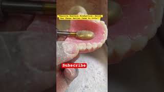 “Massive Denture Production: Watch How These Smiles Come to Life!”#shortvideo #dentures #dentalcare