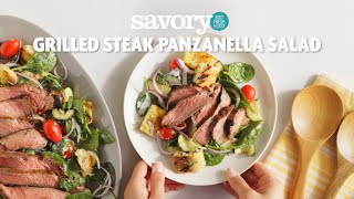 How to Make a Grilled Steak Panzanella Salad | SavoryOnline