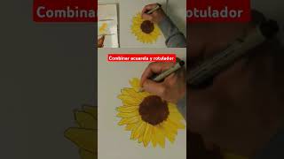 Combinar acuarela y rotulador #pintura #art #dibujo #artepintura #arte #drawing #artista #dibujos