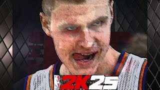 NBA 2K25: MY Kristops Porzingis build - Doing it all in the REC