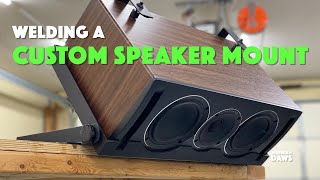 Welding Project - a Custom Speaker Mount for a Center Channel Speaker