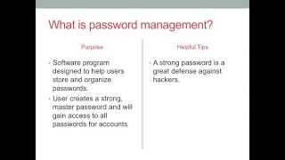 Using Password Management Software