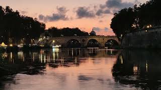 The Tiber River at Dusk