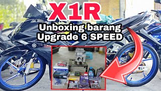 X1R | Unboxing Barang Upgrade 6 Speed | Spec 65mm