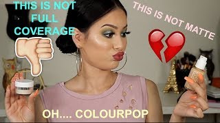 NEW COLOURPOP NO FILTER FOUNDATION HIT OR MISS | TANIAXO