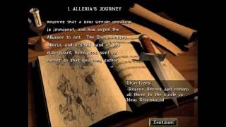 Warcraft 2 Beyond the Dark Portal Human Campaign Miss 1 Alleria's Journey Intro Cinematic