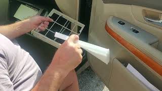 How to change a cabin air filter in a 2005 Lexus RX330