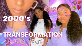 Y2k(early 2000s) TRANSFORMATION & LOOKBOOK! HAIR, MAKEUP & OUTFITS! // AvocadoJada