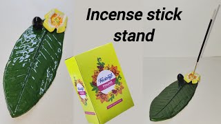 agarbatti stick stand diy for temple decoration| temple decoration ideas| handmade| clay craft