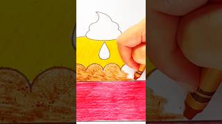 Coloring a pumpkin pie #color #pumpkinpie #pumpkinart #thanksgiving