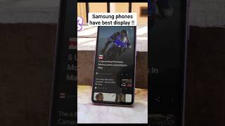 Display of Samsung phones are so good !! #shortvideo #youtubeshorts #shortfeed