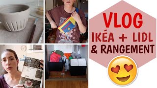 VLOG 😍 Haul Ikéa + Lidl & Rangement de mon armoire ! | La Vie En Rousse