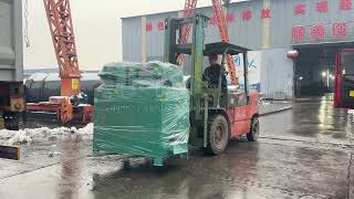 Loading & Delivery of Dry Roller Extrusion Granulation