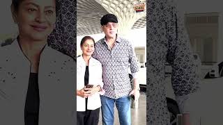 Aditya Pancholi With Wife Zarina Wahab Spotted At Airport #adityapancholi #zarinawahab