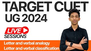 Target CUET 2024 | GT |Logical Reasoning| Letter Analogy & Classification |Kerala's #1 CUET Coaching