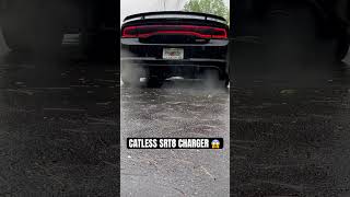 CATLESS SRT8 CHARGER EXHAUST REVS 🔥 #srt #srt #392 #ytshorts #shorts #dodge #viral #fyp #trending