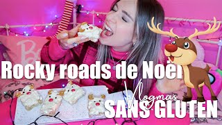 Rocky roads Rudolph de Noël 🦌✨ Marshmallows, chocolat blanc et biscuits #sansgluten [VLOGMAS]