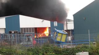 Grote brand Velsen-Noord