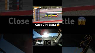 Close GT4 European Battle (onboard), Barcelona.