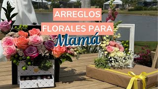 ¡SORPRENDE A MAMÁ! /HAZ 2 ARREGLOS FLORALES IDEALES PARA EL DÍA DE LAS MADRES + DIY💐👩‍👧