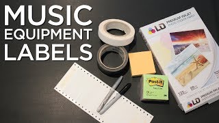 What Is the Best Method For Labeling Audio Equipment?