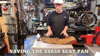 Saving the XS650 Seat Pan