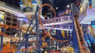 Rollercoaster inside Berjaya Times Square Mall (Kuala Lumpur, Malaysia)