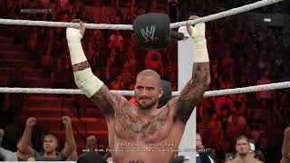 WWE 2k15 Showcase:Hustal Loyalty Disrespect #18:The Rock vs CM Punk(Elimination Chamber 2013)