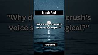 💞Crush Fact💞 Why does your crush's voice sound magical? #sychology #lovefact  #crushfact #quotes