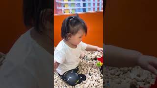 Playground with her sister #baby #kids #playground