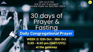 AWM Pre-Destiny 2024 Congregational Prayer and Fasting Time - Day 10