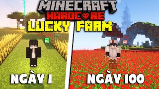 KURO SINH TỒN 100 NGÀY TRONG MINECRAFT LUCKY FARM SINH TỒN SIÊU MỚI !!!