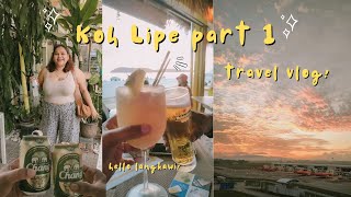 Travel Vlog ✨ Koh Lipe Part 1, one night in Langkawi and got stranded!