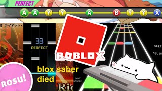 ROBLOX RHYTHM GAMES (it has an osu! mania clone lol)