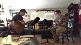 Guitar duo: Fly me to the moon