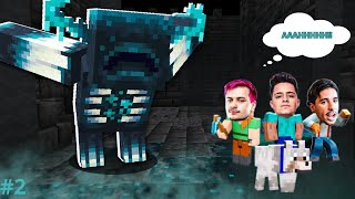 CORINGA, GABE E PIU FORAM PEGOS PELO WARDEN! MINECRAFT #2