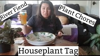 Houseplant Tag and Plant Chores! w/ Miskatonic River Fiend IPA