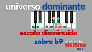 Armonía Funcional - Piano 043   La escala disminuída sobre b9