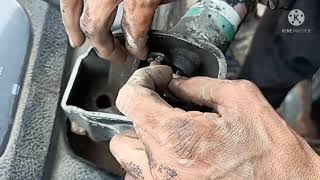 Accelerator cable replacement Diesel Auto rikhshaw service and repairing