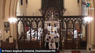 Maundy Thursday, St Peter's Anglican Cathedral, Charlottetown PE, March 28, 2024