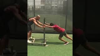 Sled Push (Partner workout)