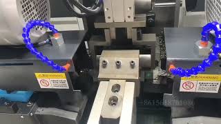 CNC chamfering machine for tube pipe, bar end finish