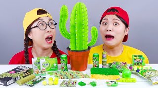 Thạch bánh xanh tráng miệng Mukbang DONA