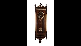 1860 Black Miracle Pretty Little Clock #AntiqueClocksDepot