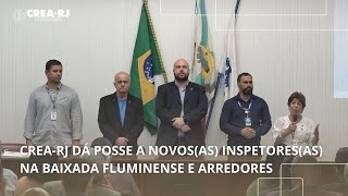 Crea-RJ dá posse a inspetores da Baixada Fluminense e arredores